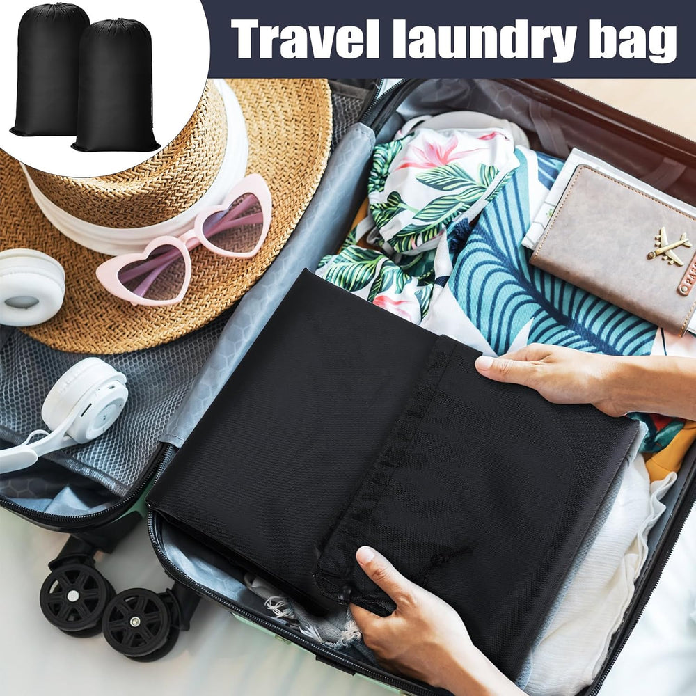 Sanwuta 80 Pcs Large Laundry Bags Bulk,Black