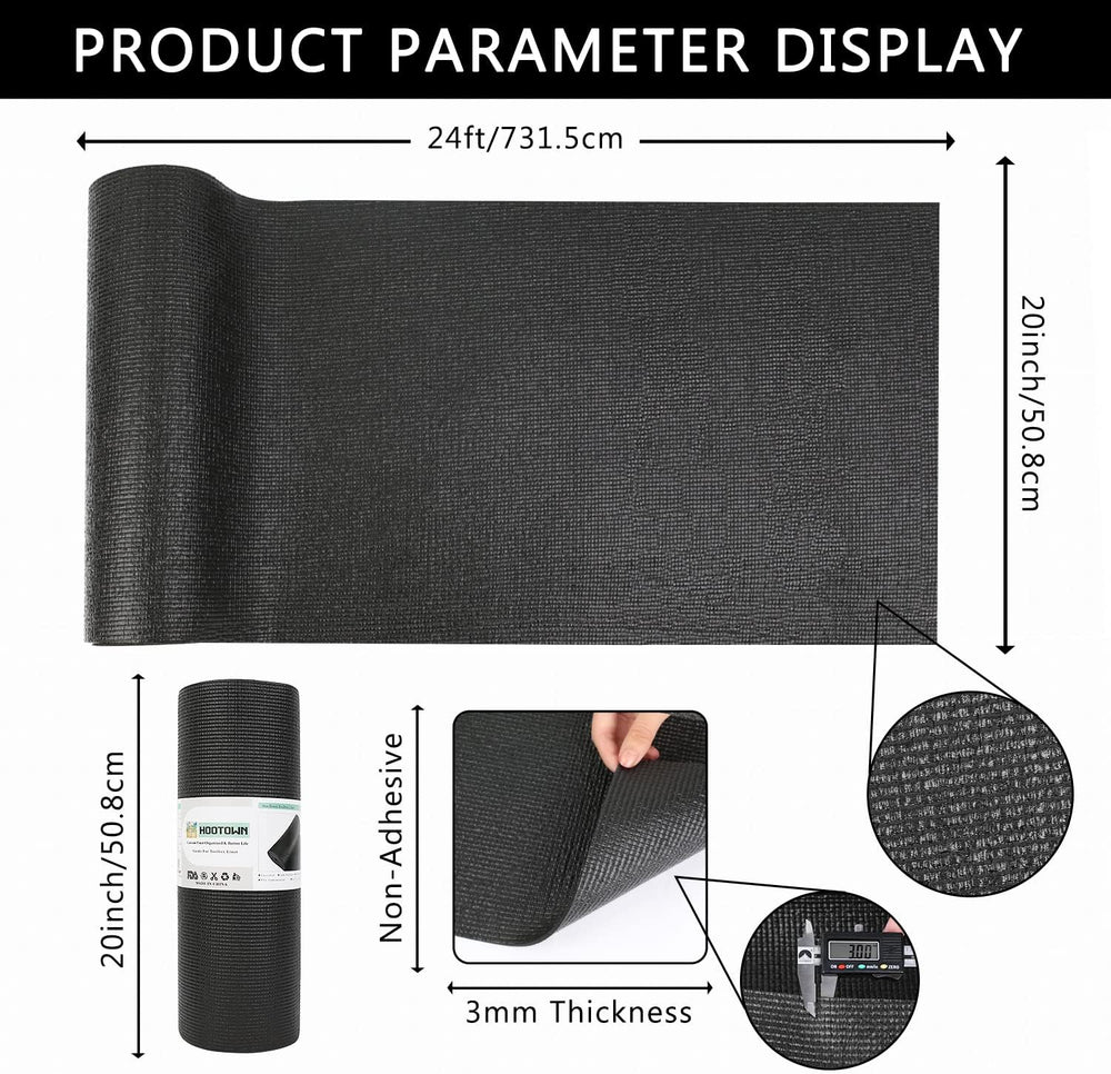 Foam Toolbox Liner Drawer Liner, Non-Slip Shelf Liners 20" W x 288"...