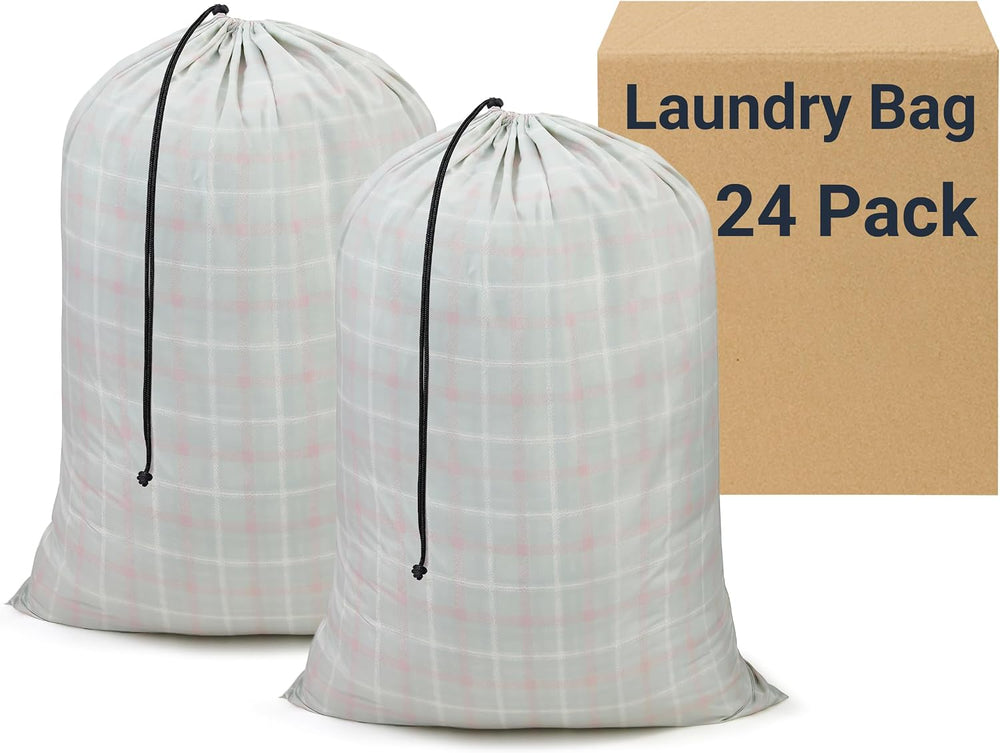 ZPECC Bulk Travel Laundry Bag,Extra Large Heavy Duty Laundry Bags 24 Pack,Was...