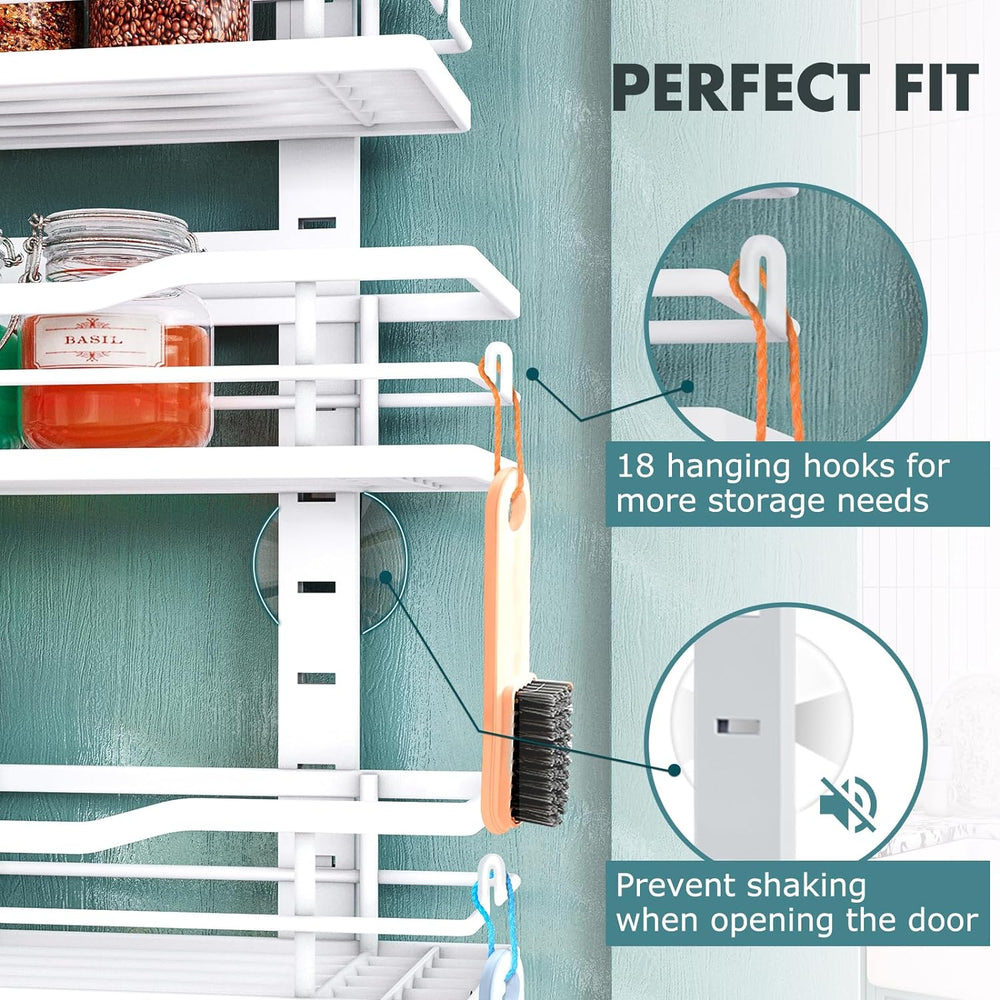 Eastherry Over The Door Pantry Organizer,9-Tier Over The Door Organizer with ...