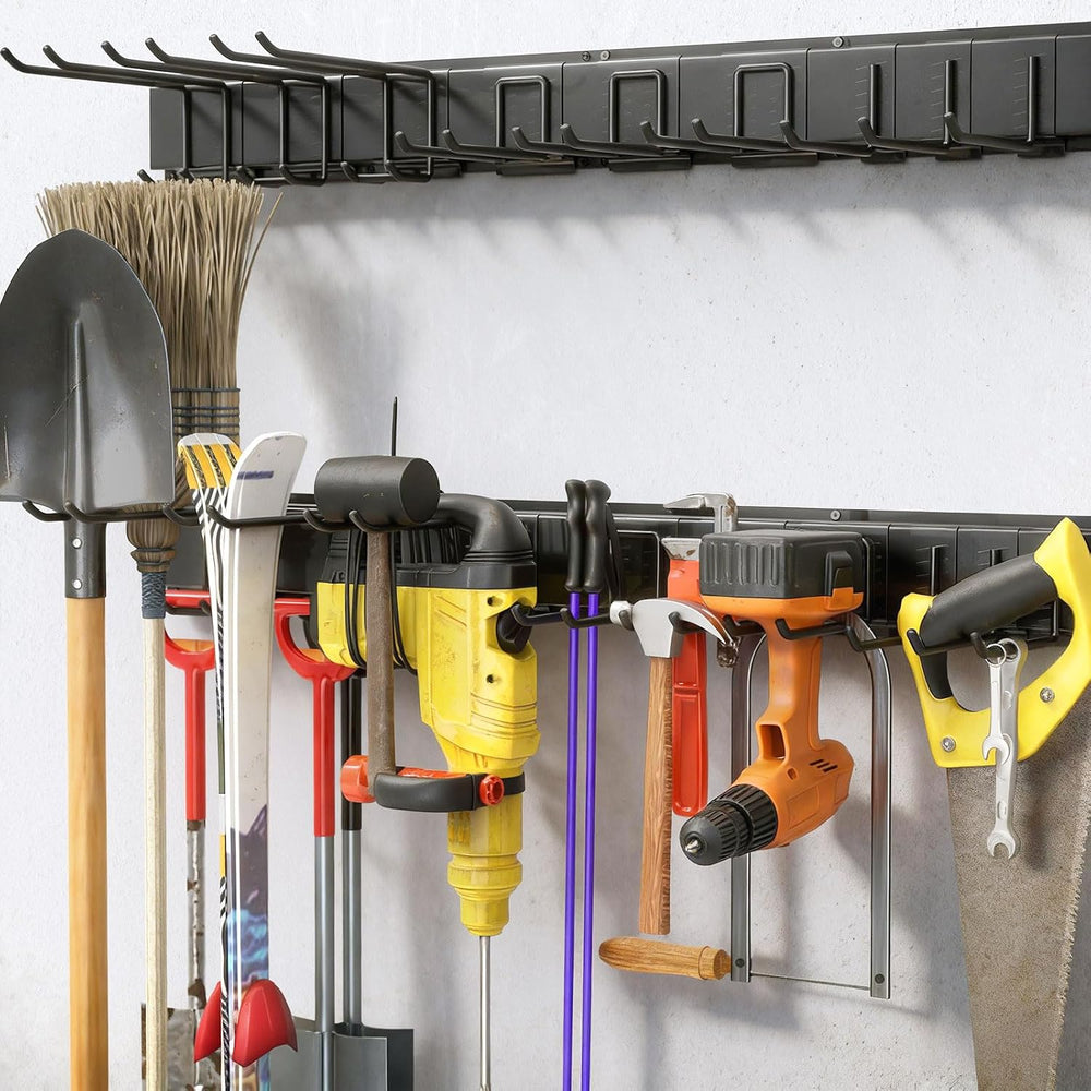 49.5" Garage Tool Organizer Wall Mount, 500lbs Tool Storage Organizer wi...