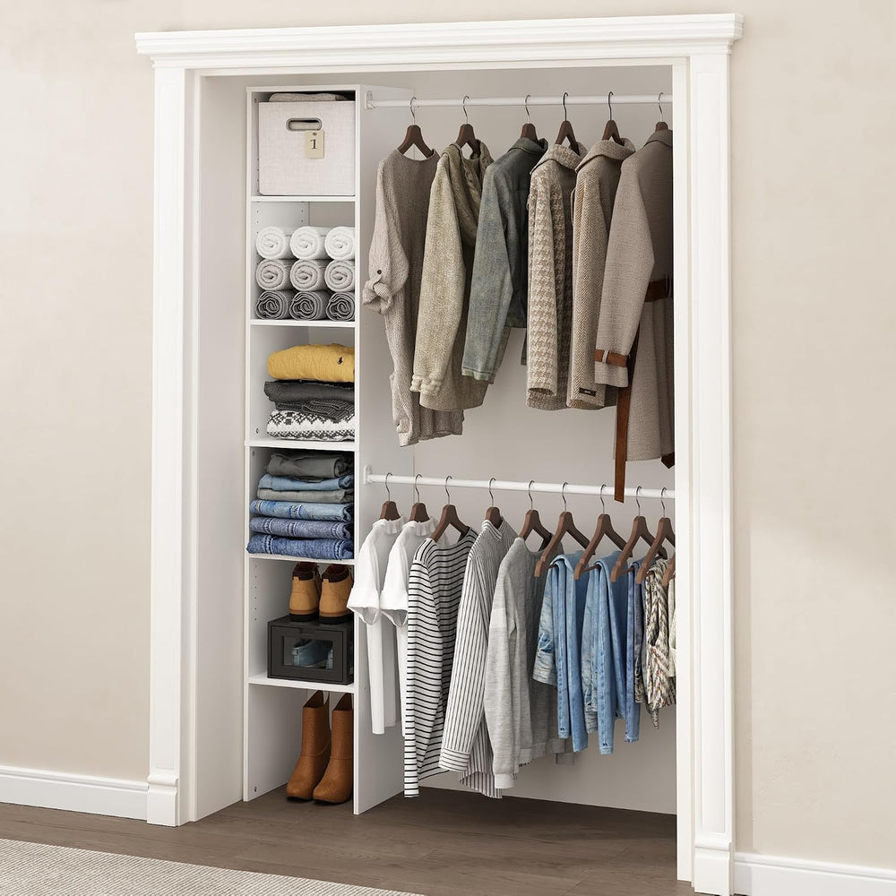 Furinno FANO Closet Organizers and Storage, 5-Tier Closet Storage Organizer w...