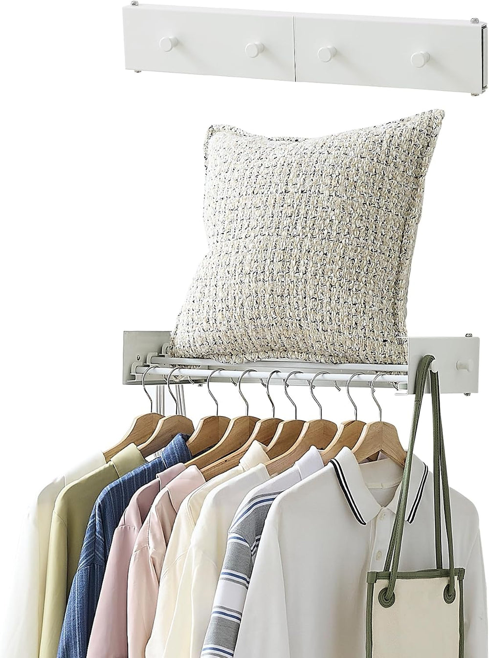 Clothes Drying Rack, Laundry Hanger Dryer Rack, Wall Mounted Drying Rack