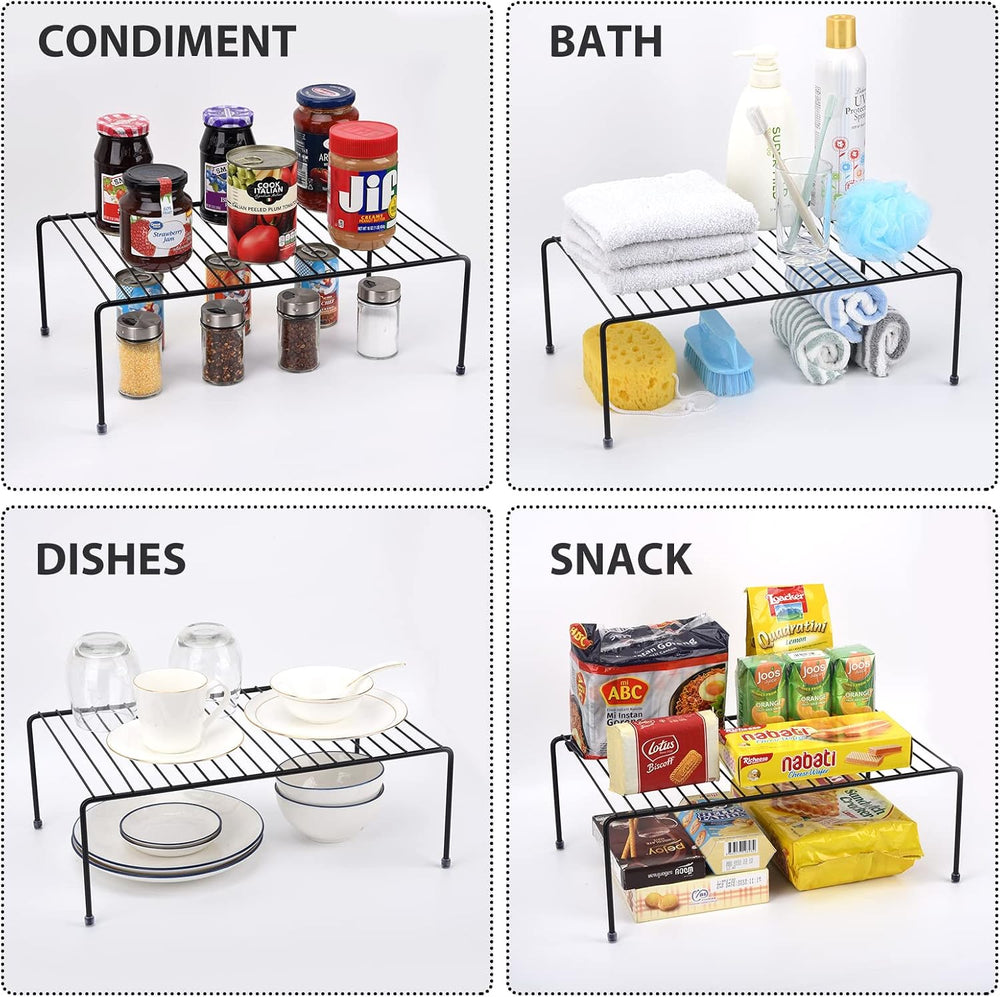 Large (16.1 x 10.2 Inch) Cabinet Storage Shelf Rack, Kitchen Shelves,Kitchen ...