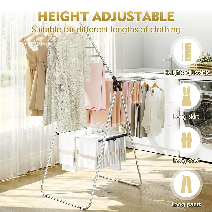 APEXCHASER Clothes Drying Rack, Drying Rack Clothing
