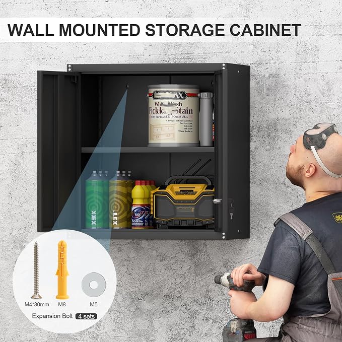 Steel Wall Cabinet, Metal Locking Wall Cabinet, Wall Hanging Metal Cabinet