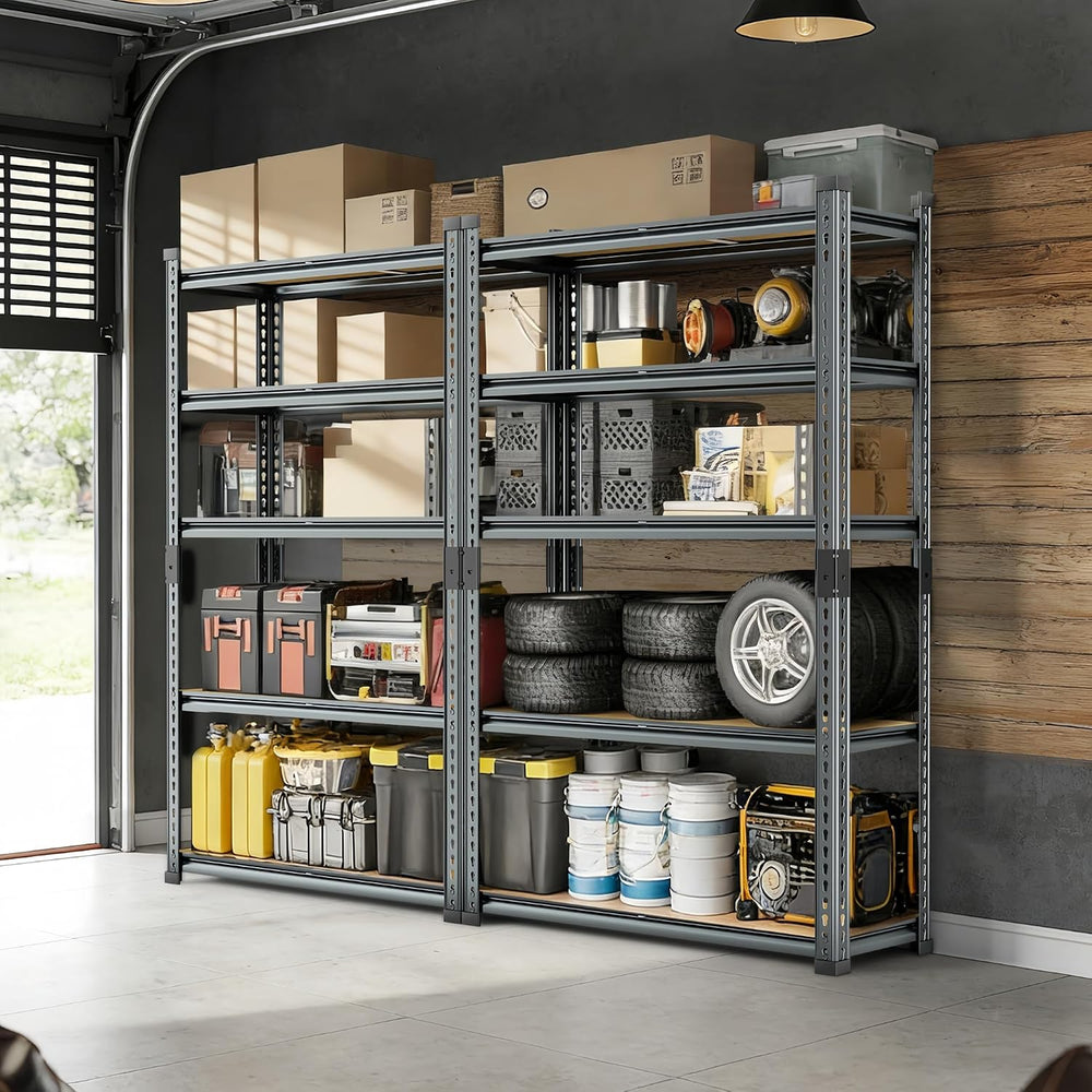 72" H ×46" W × 20" D Extra Wide Garage Shelving 3000 LBS Heavy...