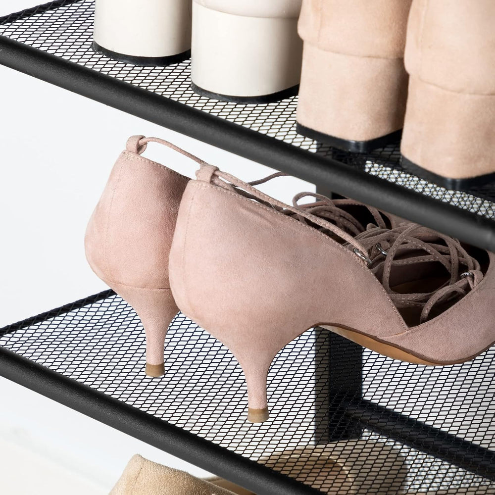 HOOBRO Shoe Rack for Entryway, 5-Tier Shoe Organizer with Adjustable Mesh She...