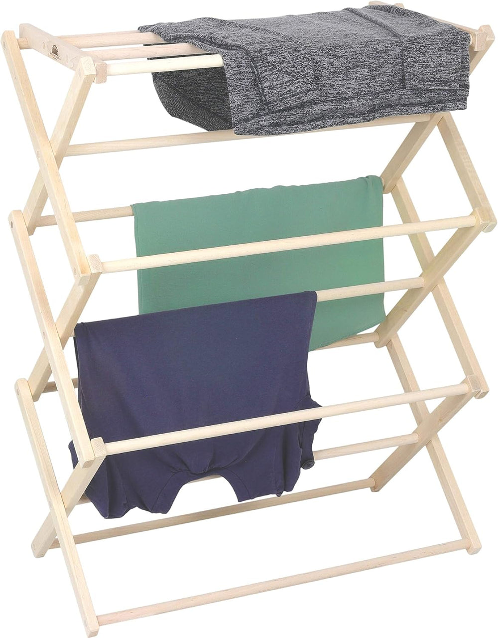 Premium American Maple Clothes Drying Rack - Handcrafted in Pennsylvania - So...