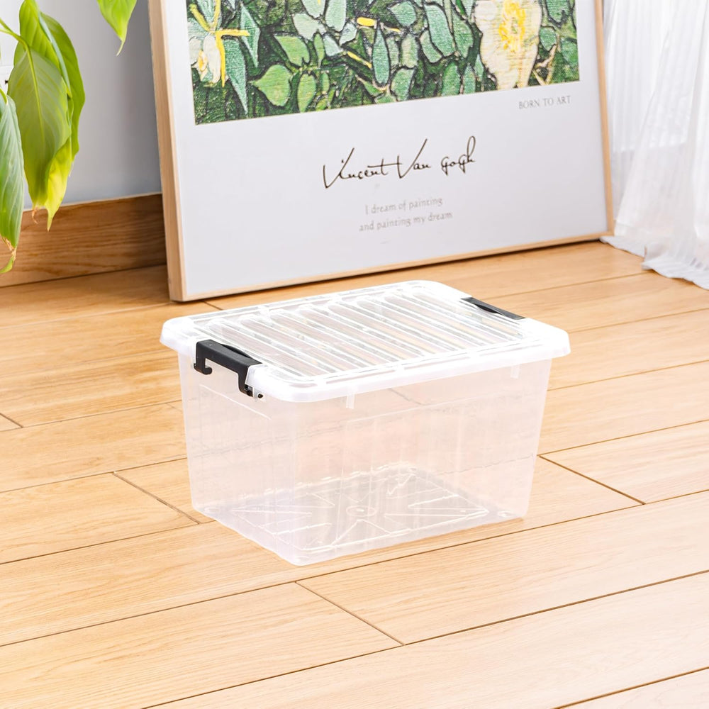 Cetomo 18Qt*6 Plastic Storage Bins, Storage Box, 6 Pack, Organizing Container...