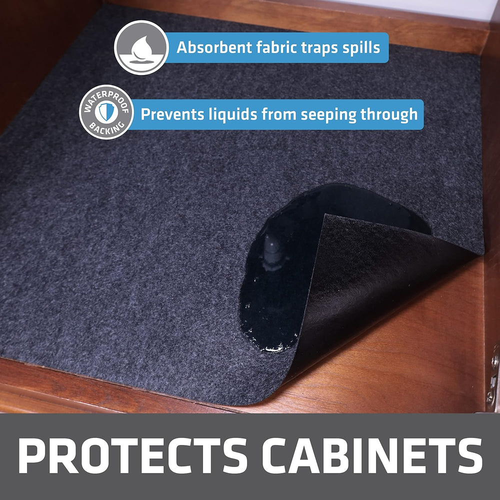 Drymate Premium XL Under Sink Mat, Waterproof Cabinet Protection Mats for Kit...