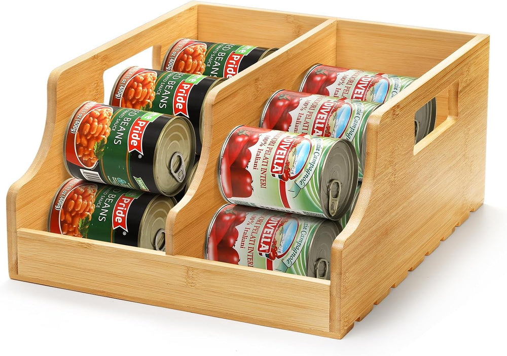 Yesland Bamboo Soda Can Organizers, Can Holder and Drink Dispenser for Kitche...
