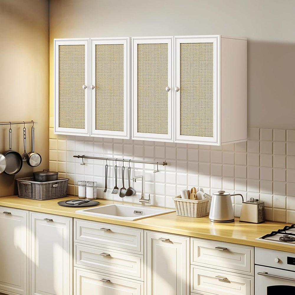 Laundry Room Cabinets with Lights, 24INCH Bathroom Cabinets Wall Mounted with...