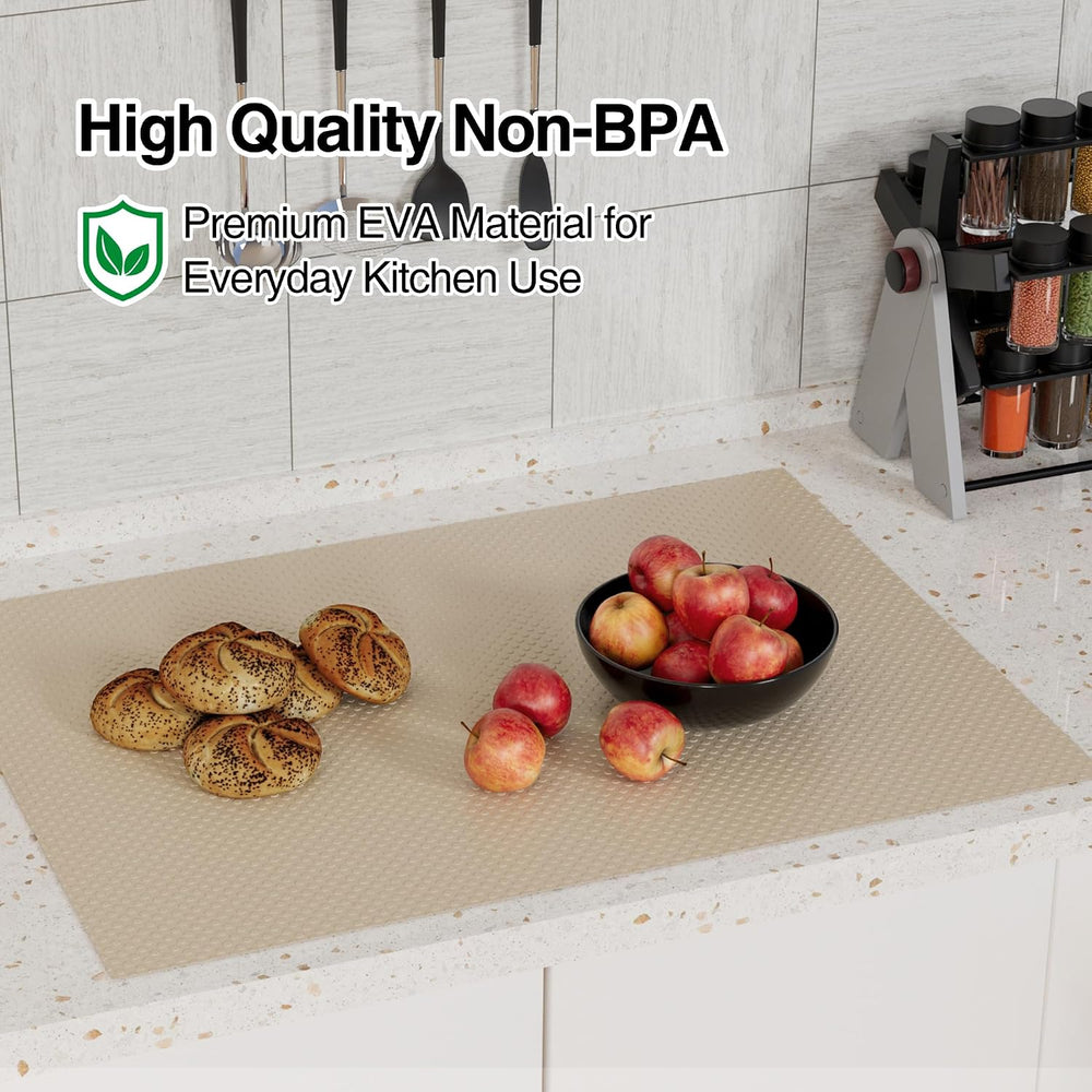 24-inch Large Shelf Liner for Cabinet: Waterproof Kitchen Cabinets Liners