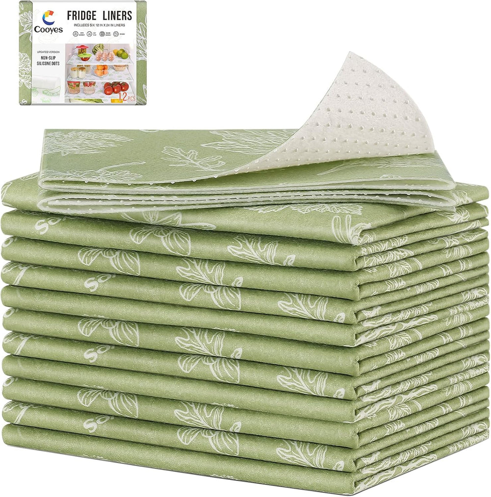 Cooyes Drawer & Shelf Liner for Kitchen Cabinets, Breathable Cloth Materi...
