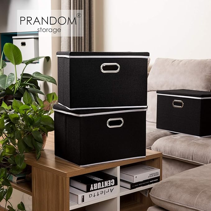 PRANDOM Extra Large Collapsible Storage Bins