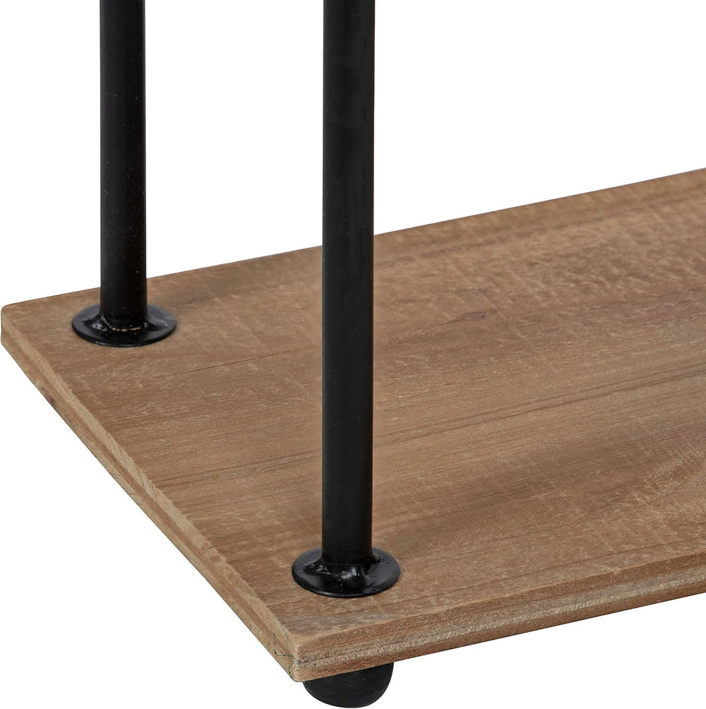 Kate and Laurel Walters Wood and Metal 3-Tier Shelving, 21" x 32", ...