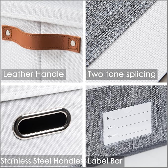 PRANDOM Foldable Storage Bins