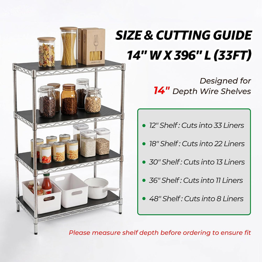 Wire Shelf Liners 14-in Wide: Roll Shelf Liner for Wire Shelves 14" x 39...