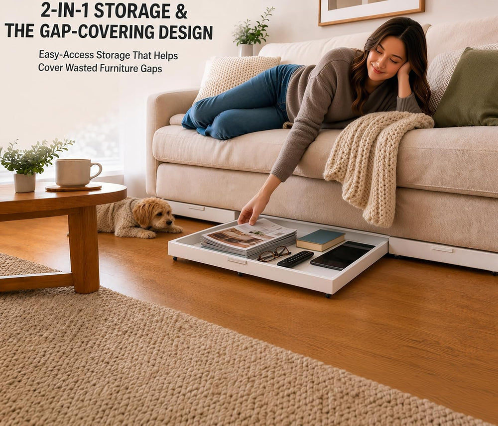 Fokyfok Under Bed Drawers,Under Bed Storage,Under Couch Drawer,1PC
