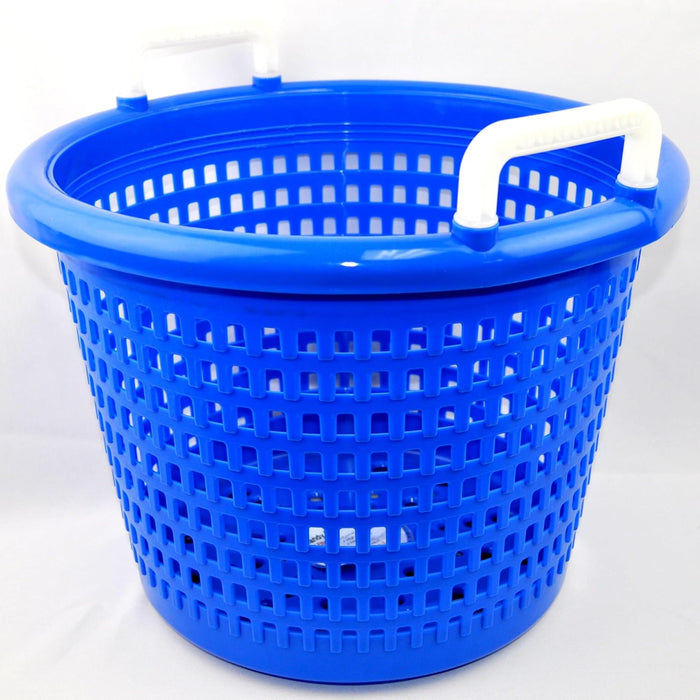 Handy Basket - Blue for Fishing, Laundry, heavy duty, hold up 40 lbs, can take hot and cold condition, used by commercial fishermen for decades.