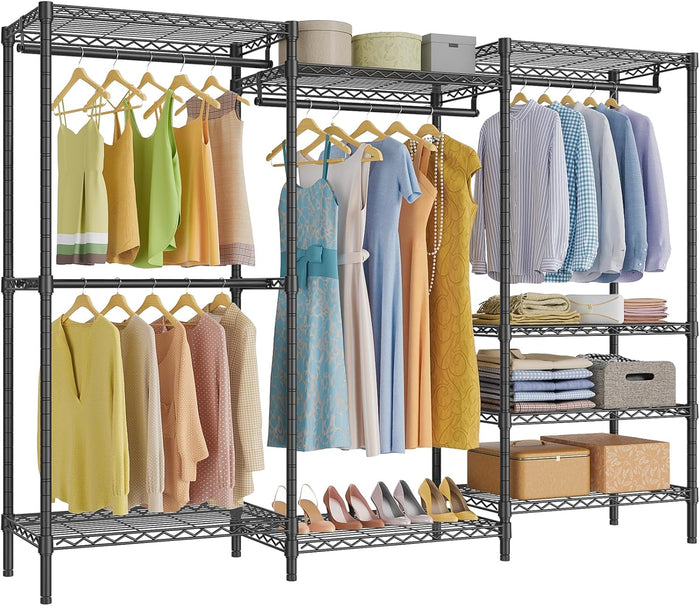 VIPEK V5 Plus Large Portable Closet Rack Freestanding Wardrobe Closet, 85.4" L