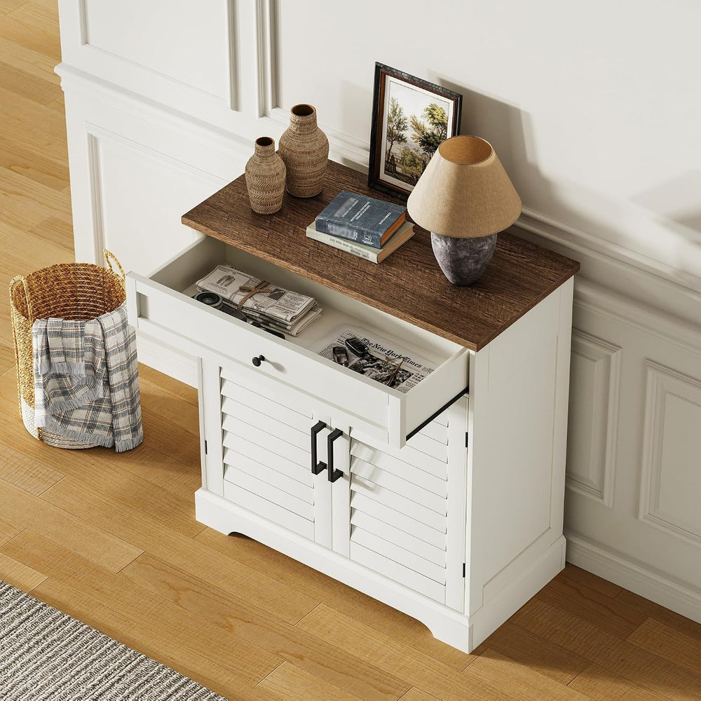 ChooChoo Bathroom Storage Cabinet with Drawer and 2 Doors