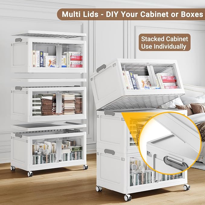 BROVIEW 800QT Stackable Storage Bins