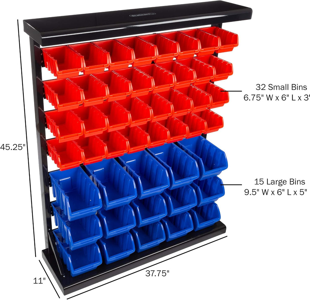 Stalwart 75-ST6079 orage Rack Organizer- Wall Mountable Container with Remove...