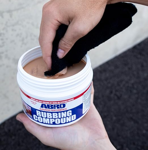 ABRO Superior Performance Rubbing Compound, 32 oz., Buffing Compound
