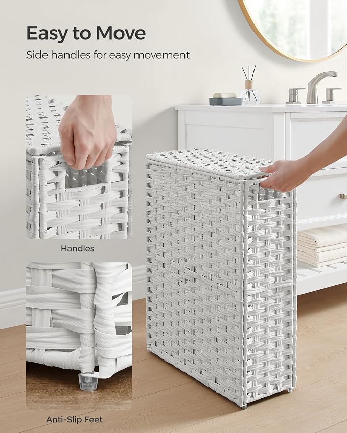 SONGMICS Slim Laundry Hamper