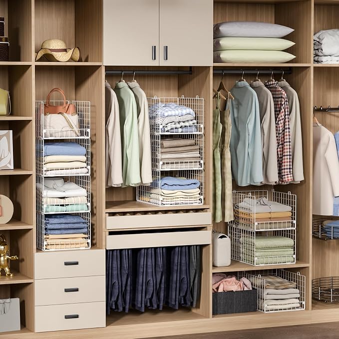 Stackable Closet Organizers and Storage
