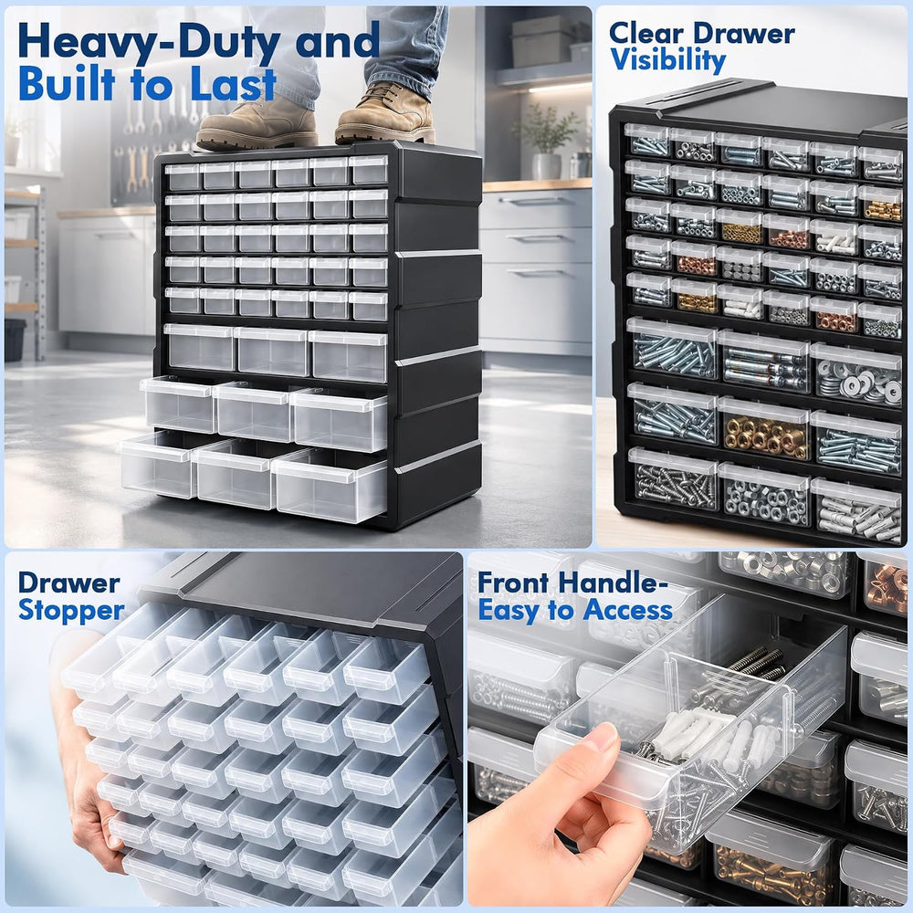Drawer Organizer Craft Organizers and Storage with Dividers Labels Thicker