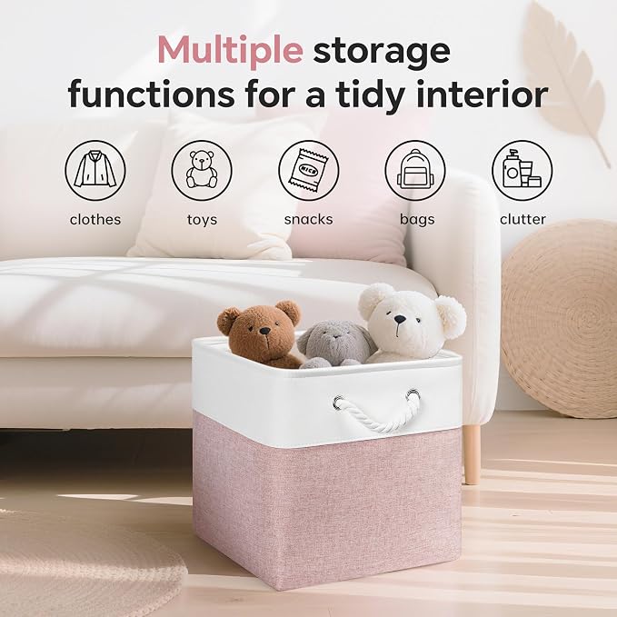 13x13 Inch Cube Storage Bins