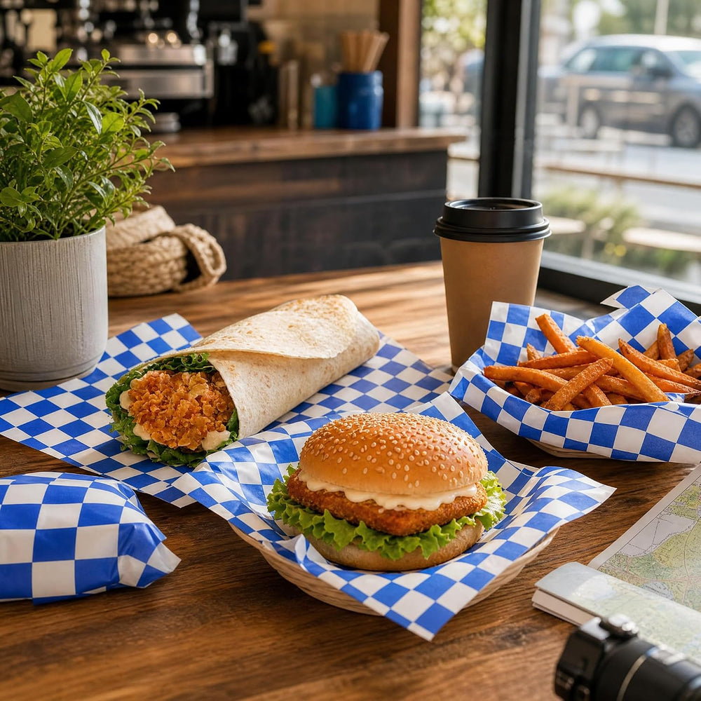 Fasmov 1000 Sheets 12 x 12 inches Sandwich Paper Deli Basket Liner Wrap Food ...