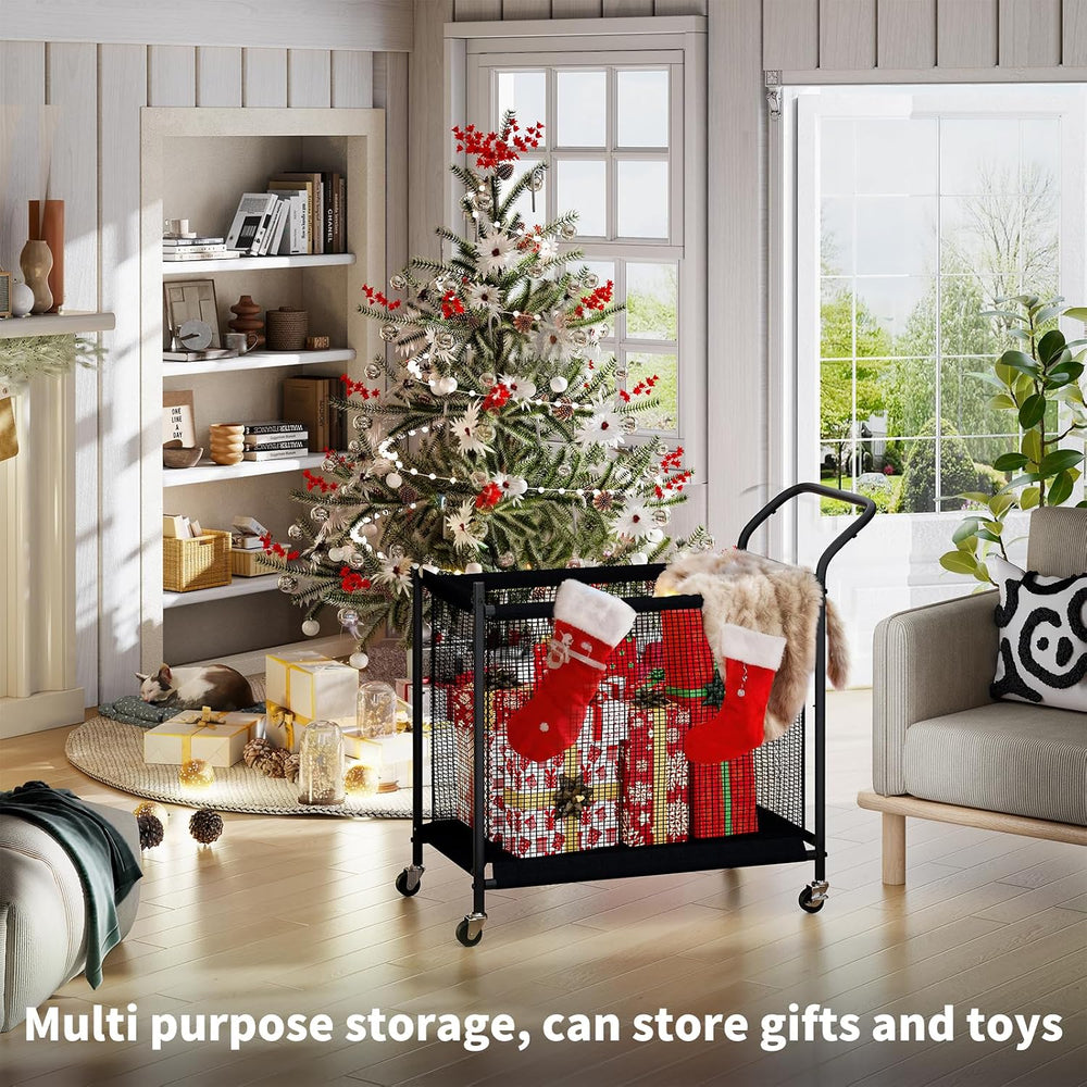 Laundry Hamper with Wheels,Laundry Basket with Removable and Washable Liner B...