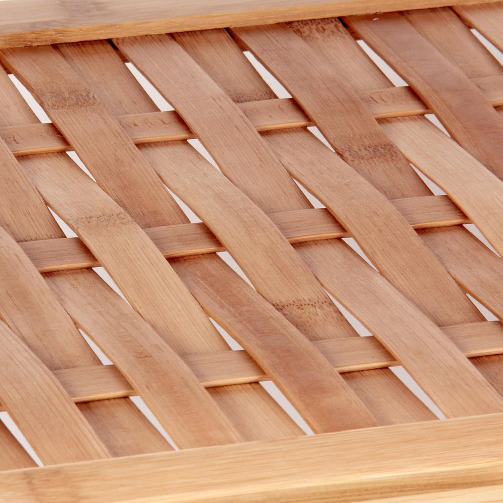 Household Essentials 5 Tier Bamboo Shoe Rack, Lightweight Storage Shelf, Bask...