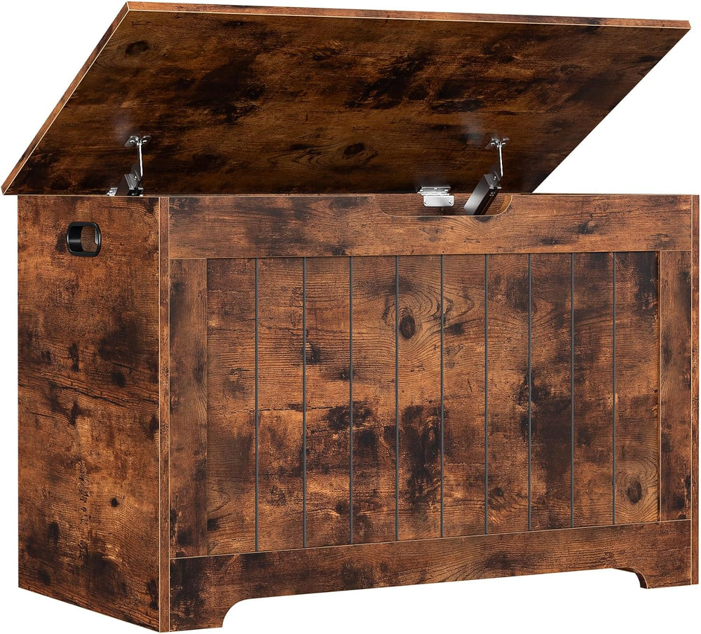 ZENY Storage Chest, Lift Top Storage Trunk, Entryway Shoe Bench, Wooden Stora...