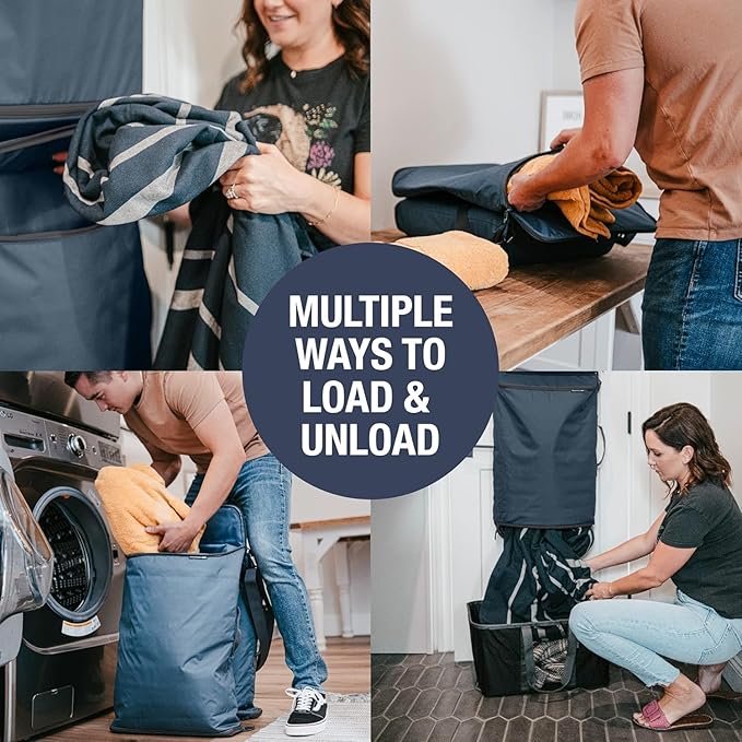 CleverMade Convertible Laundry Hamper Bag