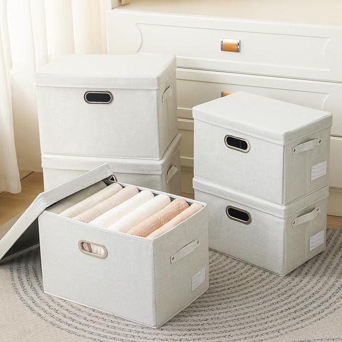 PRANDOM Large Collapsible Storage Bins