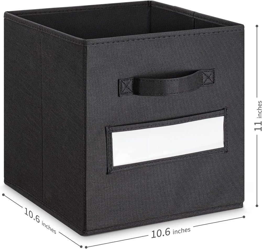 11 Inch Storage Cube,Storage bin,cube storage (Set of 10) Foldable Fabric Cub...