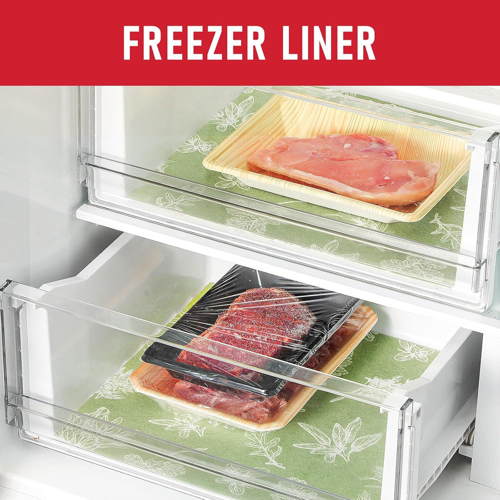 Cooyes Large Fridge Liners for Refrigerator, 17.7" × 36", Drawer &a...