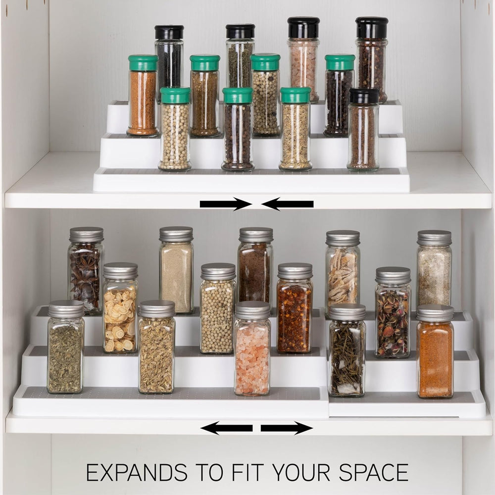 SIMPLEMADE 3-Tier Spice Rack Organizer - Versatile Storage Shelf for Kitchen,...