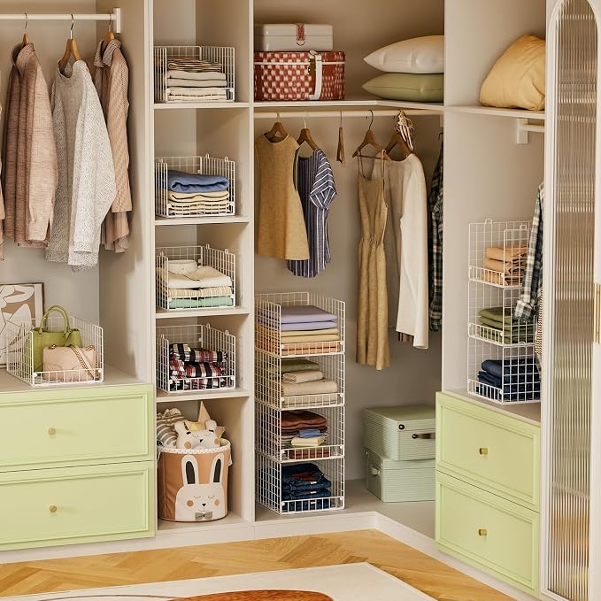 Stackable Closet Organizers and Storage