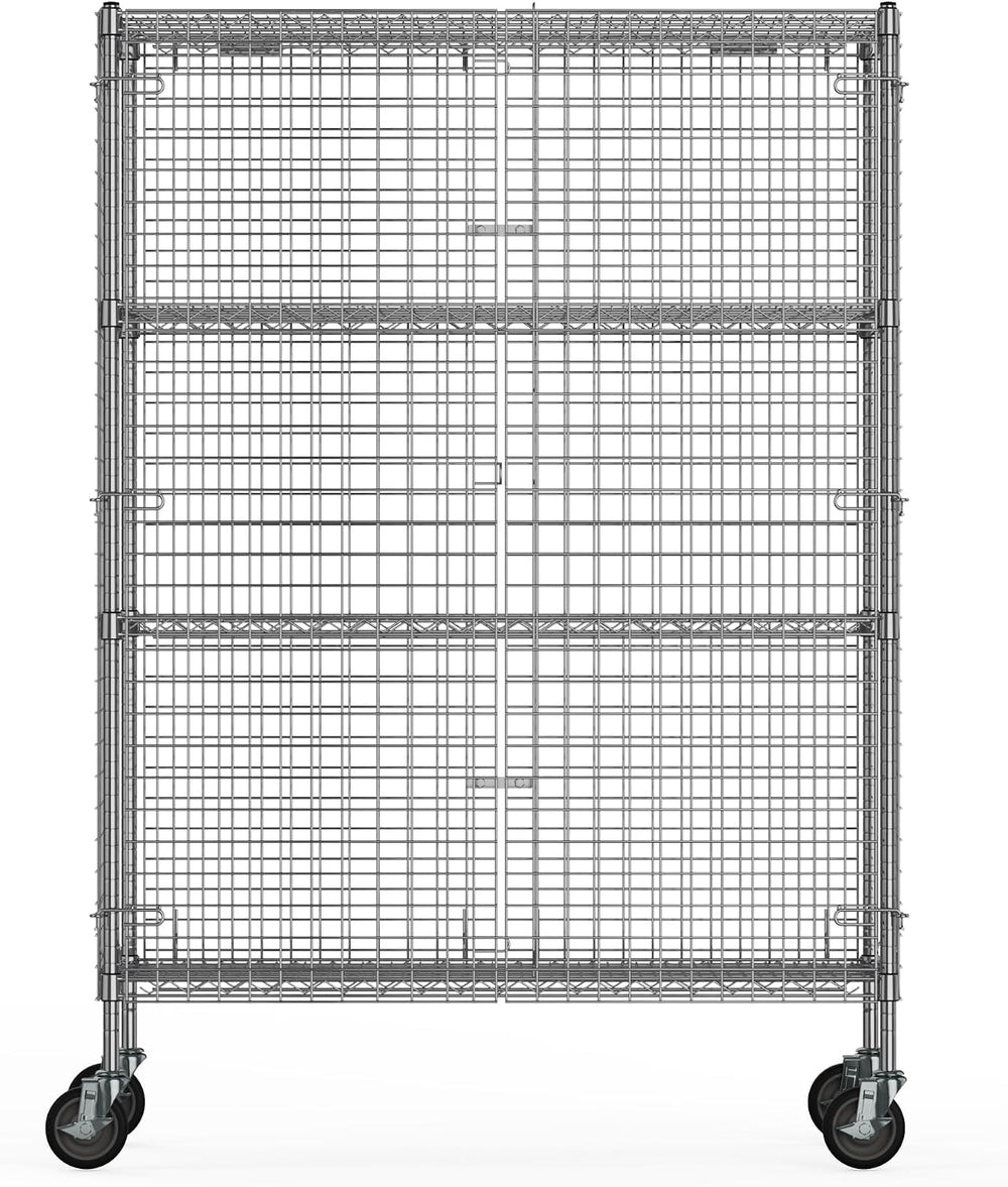 18" W x 60" L x 69" H Heavy Duty Utility Commercial Grade Meta...