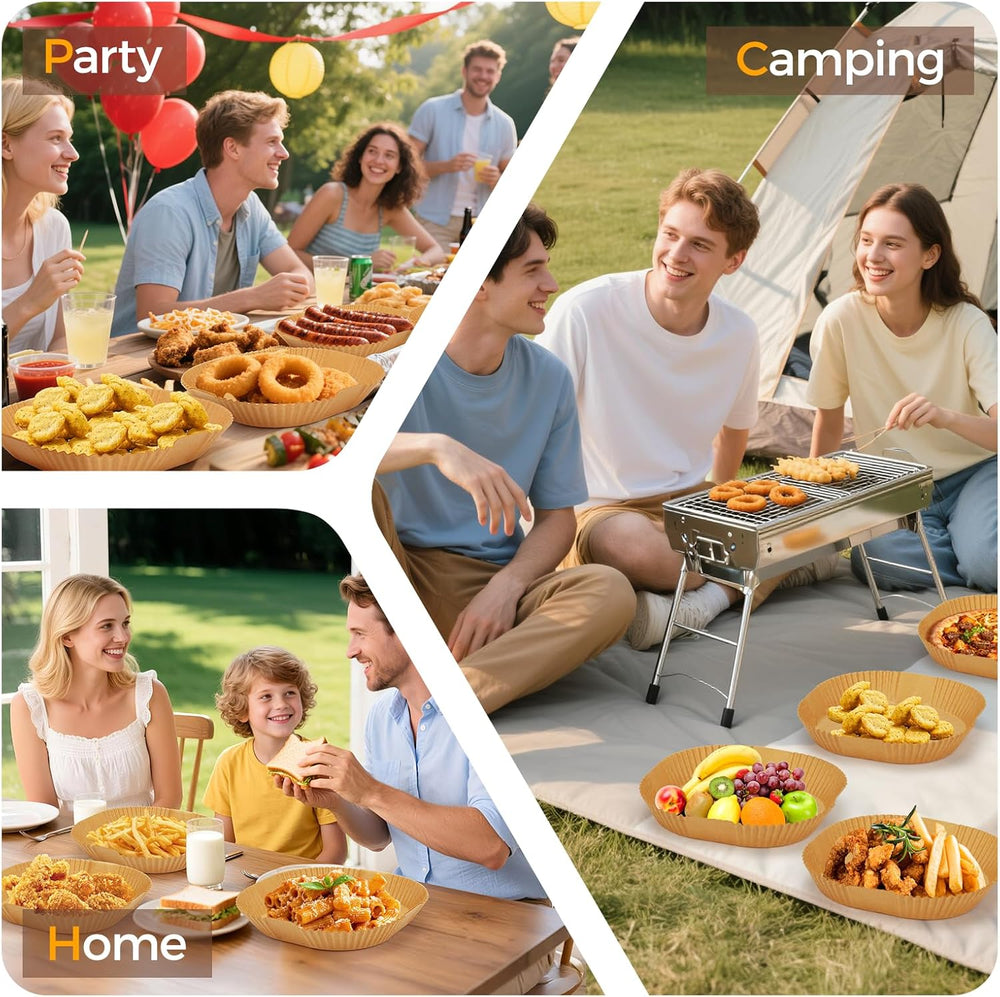 500 Pcs 8" Square Air Fryer Liners Disposable for 5-8QT, Airfryer Paper
