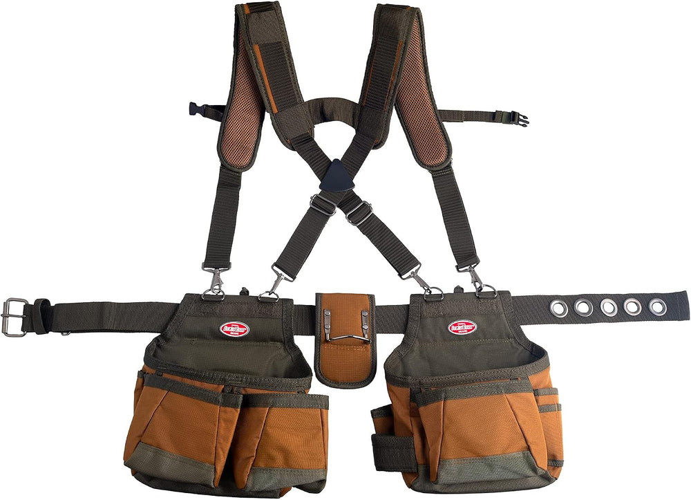 Bucket Boss Tool Belt and Bucket Tool Organizer Bundle