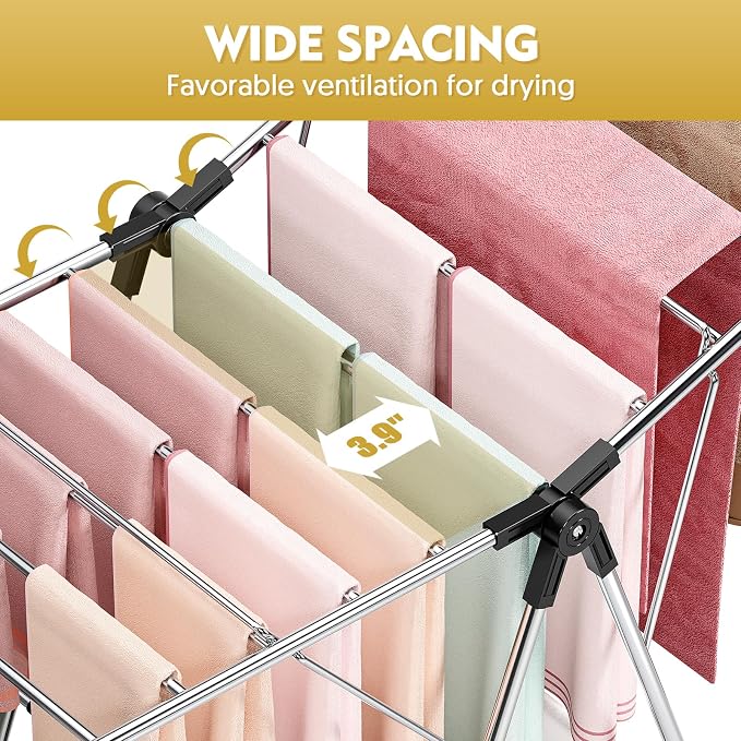 APEXCHASER Clothes Drying Rack, Drying Rack Clothing