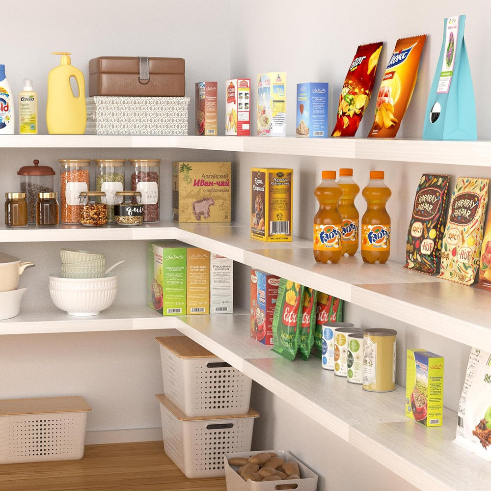 Wire Rack Covers, PVC Wire Shelf Covers for Pantry 30" W X 16" D