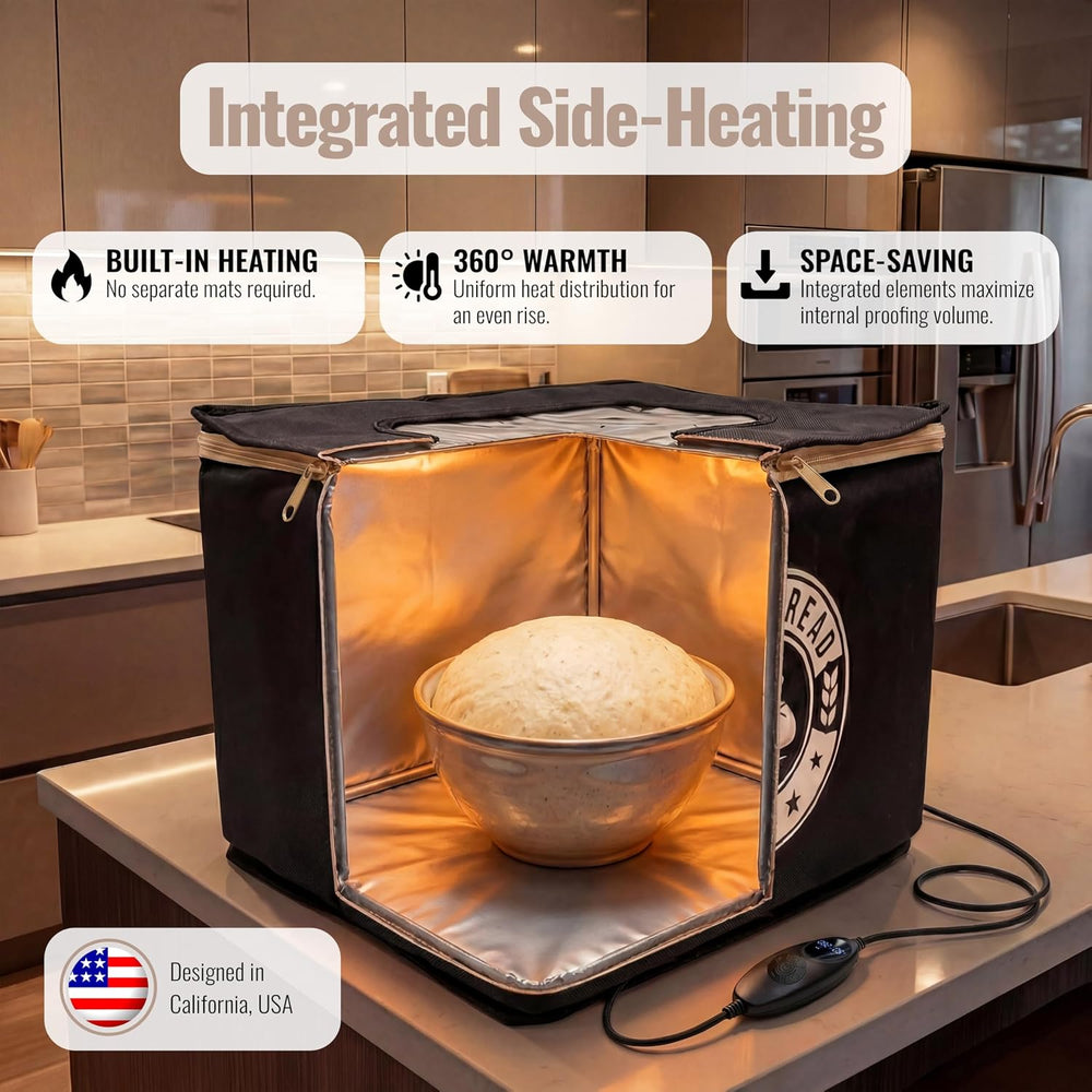 Cozy Bread® Proofer | Sourdough Proofing Box with Thermostat Control, Collaps...